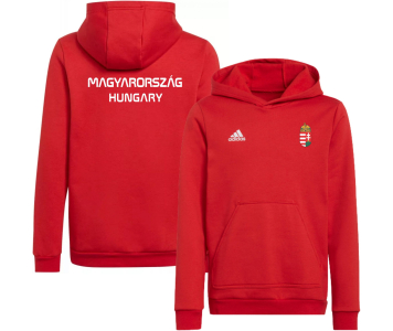 Adidas Magyar gyerek kapucnis pulóver piros