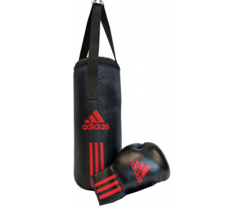 ADIDAS GYEREK BOKSZKÉSZLET - FEKETE/PIROS