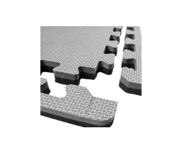 Szegély 100x100x2cm puzzle tatamihoz LEE, szürke-fekete