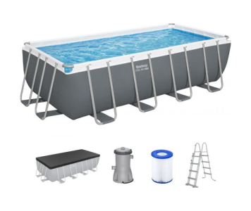 BESTWAY Steel Pro Max Medence szett, 488 x 244 x 122 cm, papírszűrős vízforgató 56670
