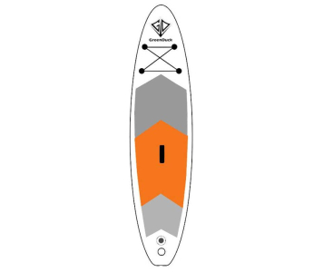 SUP deszka, 305x76x15cm, 1 rétegű, GreenDuck kiállítási darab