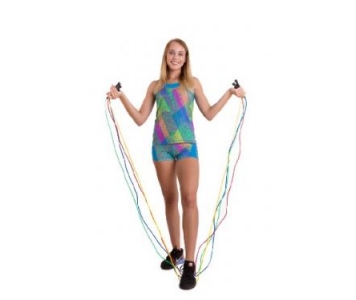 Műanyag ugrálókötél, 240 cm