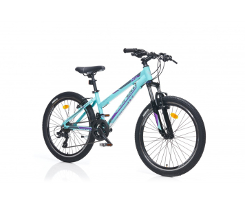 Corelli Via 1.1 Lady 24" gyerek MTB könnyűvázas kerékpár Türkiz