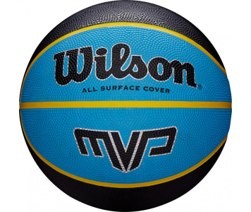 Kosárlabda Wilson MVP gumi 3-as és 7 -es méret fekete-kék