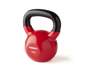    Vinyl kettlebell - 16 kg - Piros - TREMBLAY