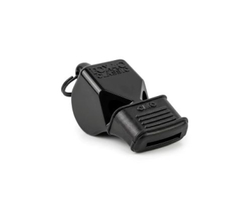 Fekete síp, fogkímélő szájrésszel FOX40 CLASSIC CMG SAFETY BLACK