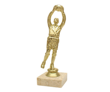 Futball kapus sportfigura, 15 cm