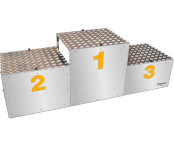 Eredményhirdető Egyéni dobogó Győzteseknek