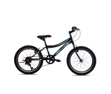 Adria Stinger 20" gyerek kerékpár Fekete-Zöld