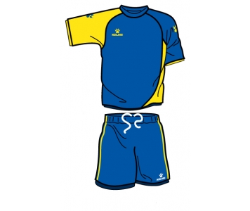 Kelme kék/sárga mezgarnitúra