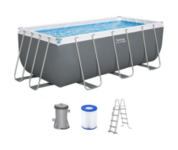 BESTWAY Steel Pro Max Fémvázas medence szett, 412 x 201 x 122 cm 56456
