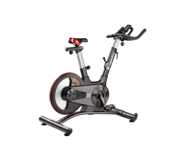 Fitness kerékpár inSPORTline Drakkaris, 18kg lendkerék, ékszijas meghajtás, vészfék, 8 fokozat, számitógép, súly 48kg