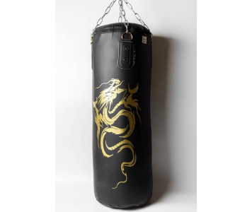 Felakasztható boxzsák, fekete, 80 cm