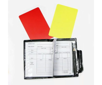 Bírói, játékvezetői lapkészlet