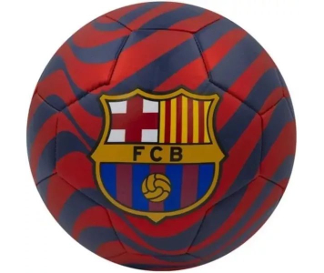 FC Barcelona: Swirl focilabda, piros - 5-ös méret