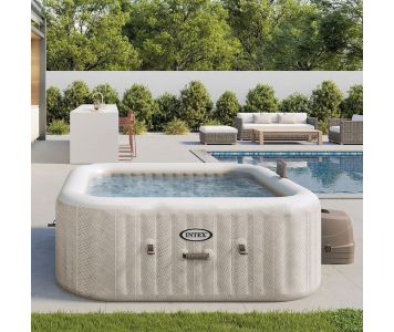 Masszázsmedence, 6 személyes Mobil Jacuzzi PureSpa Chevron Deluxe INTEX 28472