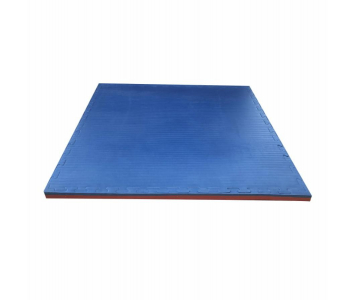 Puzzle tatami szőnyeg piros/kék EXTRA 100x100x4 cm