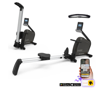 Evezőpad inSPORTline inCondi RW60 - fekete