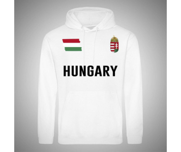 Hungary címeres kapucnis  FELNŐTT  pulóver