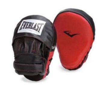 Everlast red pontkesztyű (bőr, hajlított, bordó)