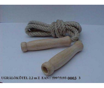Ugrálókötél, kender, 3 méteres