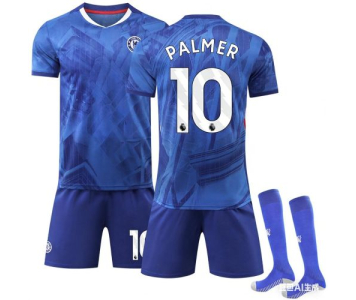 Chelsea 2026-27 gyermek mezgarnitúra Palmer felirattal sportszár nélkül