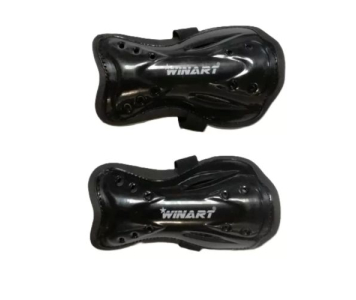 Sípcsontvédő – S méret, 17 cm, fekete, WINART Shin Guard