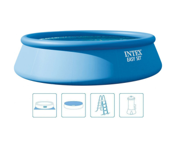 INTEX Easy Set Pool Medence 457 x 107 cm szűrőrendszerrel 12V 26166GN