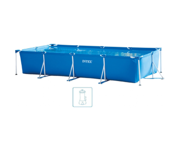 INTEX Rectangular Frame Fémvázas medence szett, 450 x 220 x 84 cm 28274NP