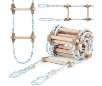 Kötéllétra, 4m, barna | HIGHER 