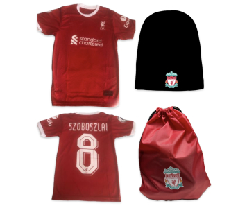 Szoboszlai Liverpool Csomagajánlat Felnőtteknek: Mez + Tornazsák + Sapka