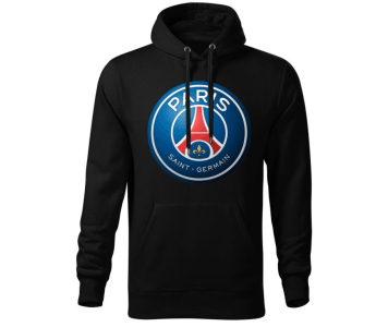 PSG szurkolói férfi pamut kapucnis pulóver