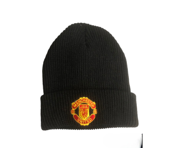Manchester United kötött,bordázott sapka 
